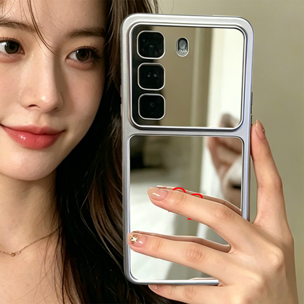 Oppo Tablet Accessories - Luxury Makeup Mirror Phone Case For