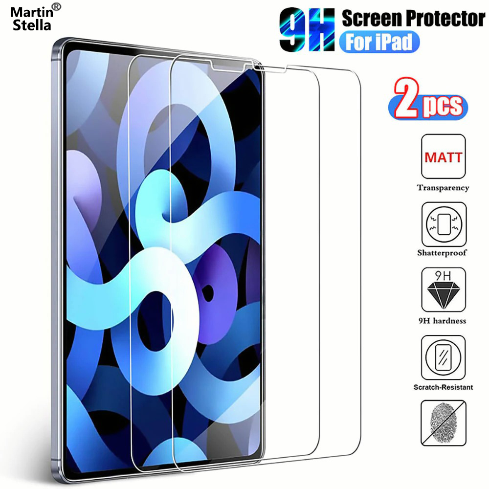 Temu Tablet Accessories - 2 pcs Tempered Glass For Ipad