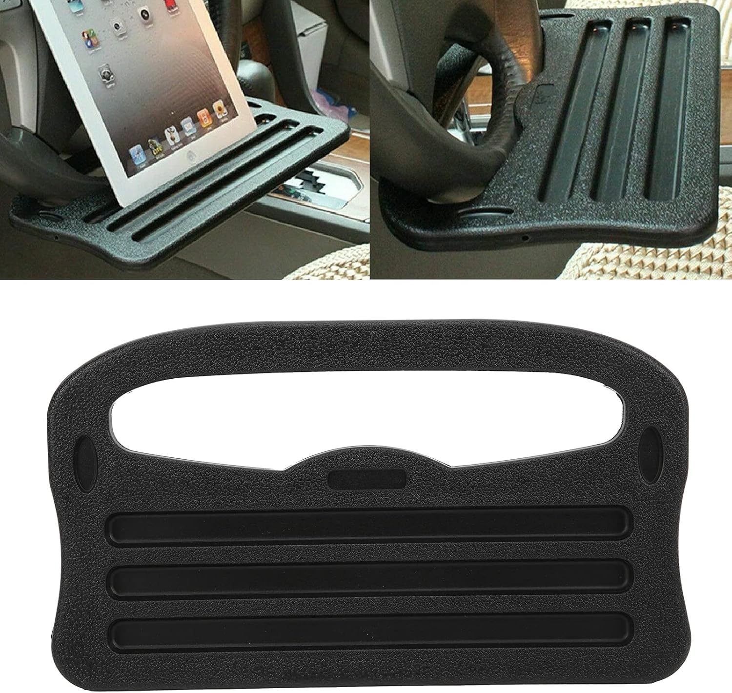 Tablet Accessories - 2in1 Car Steering Wheel Tray Auto