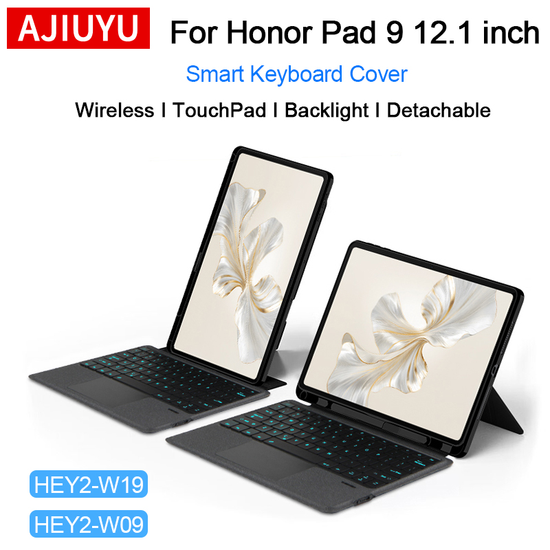 Honor Tablet Accessories - AJIUYU Backlight Keyboard Case With Touchpad
