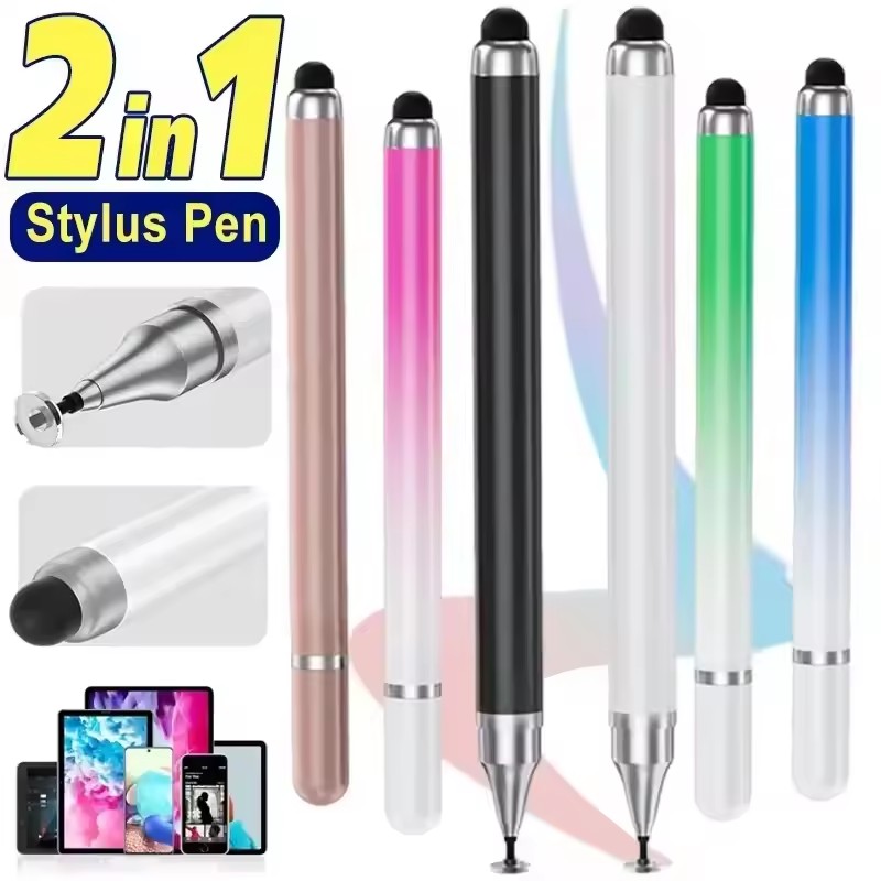 Tablet Accessories - 2 in 1 Universal Stylus Pen
