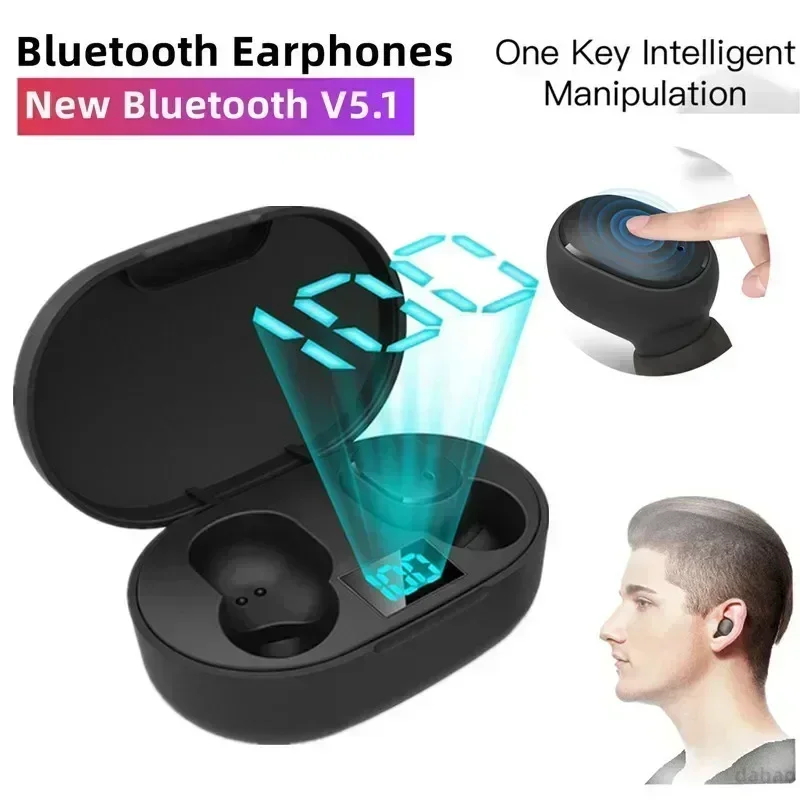 New TWS E6S wireless Bluetooth - đánh giá và giá Wired Earphone Lightning