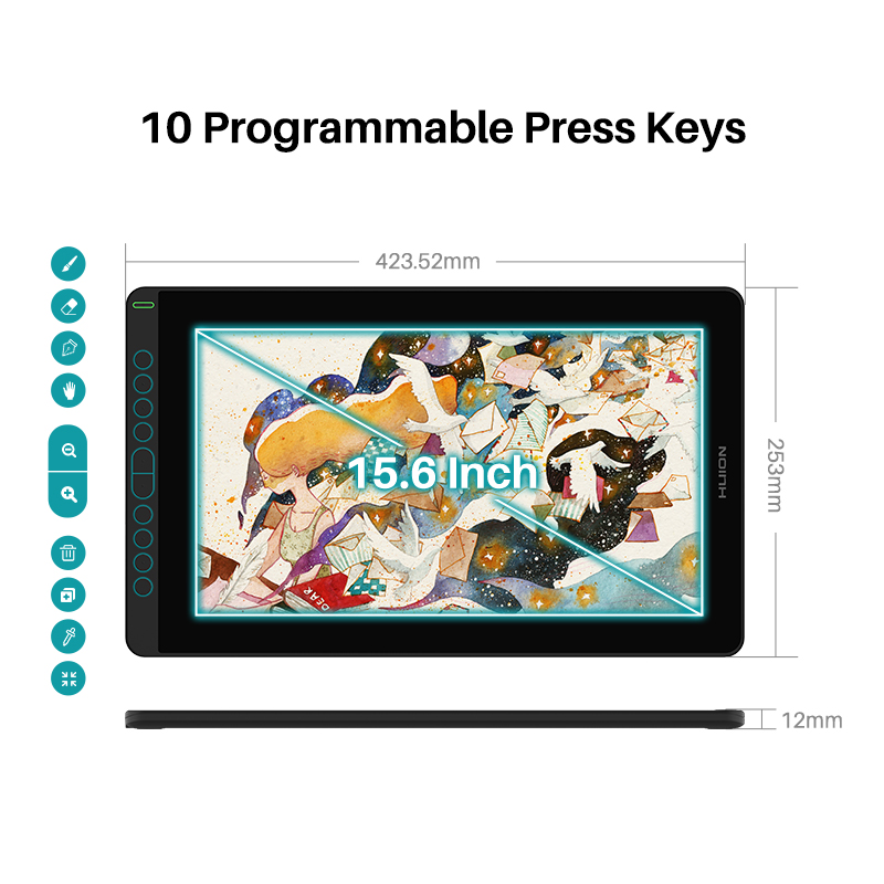 HUION Mới Xuất Hiện Kamvas 16( - đánh giá và giá Huion Tablet Accessories