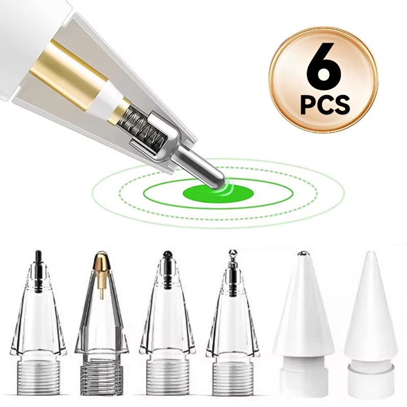 6 Pcs Replacement Pencil Tips  - đánh giá và giá Stylus Replacement Tip