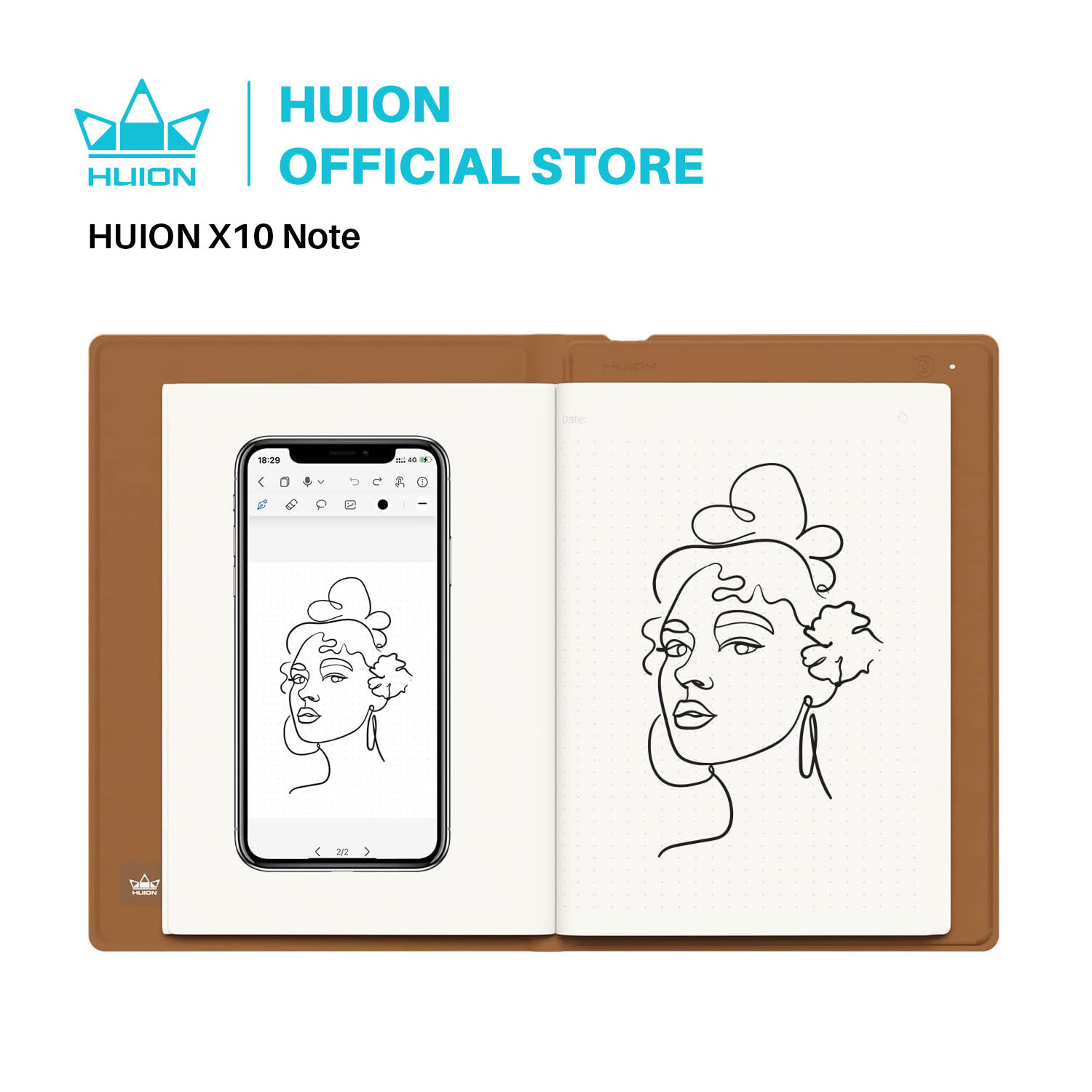 HUION Note 2-in-1 Digital Note - đánh giá và giá Huion Tablet Accessories