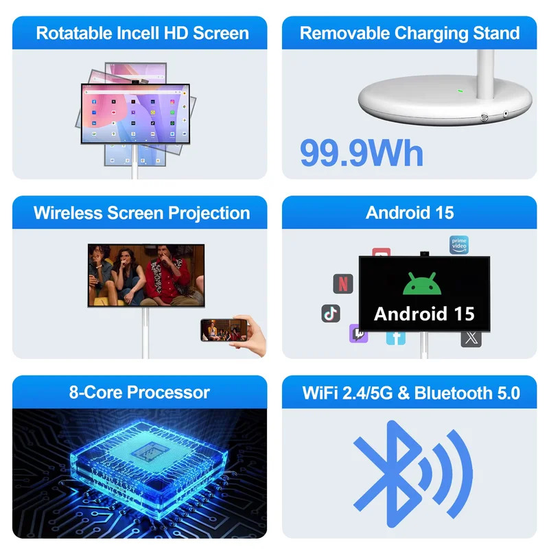 Smart Tablet 27 Inch Portable  - đánh giá và giá Tablet Accessories Uk