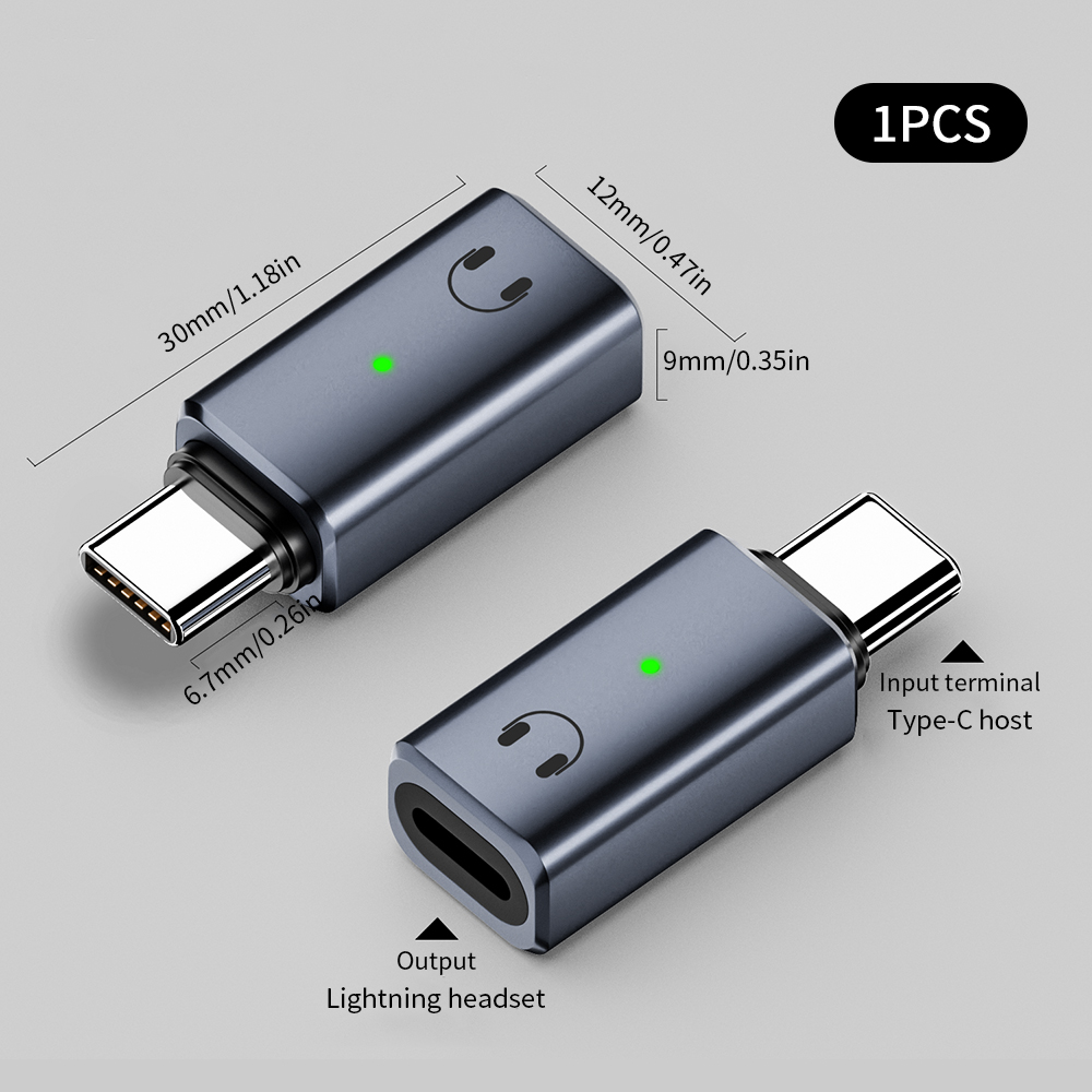 1Pcs Lightning to Type C Adapt - đánh giá và giá Wired Earphone Lightning