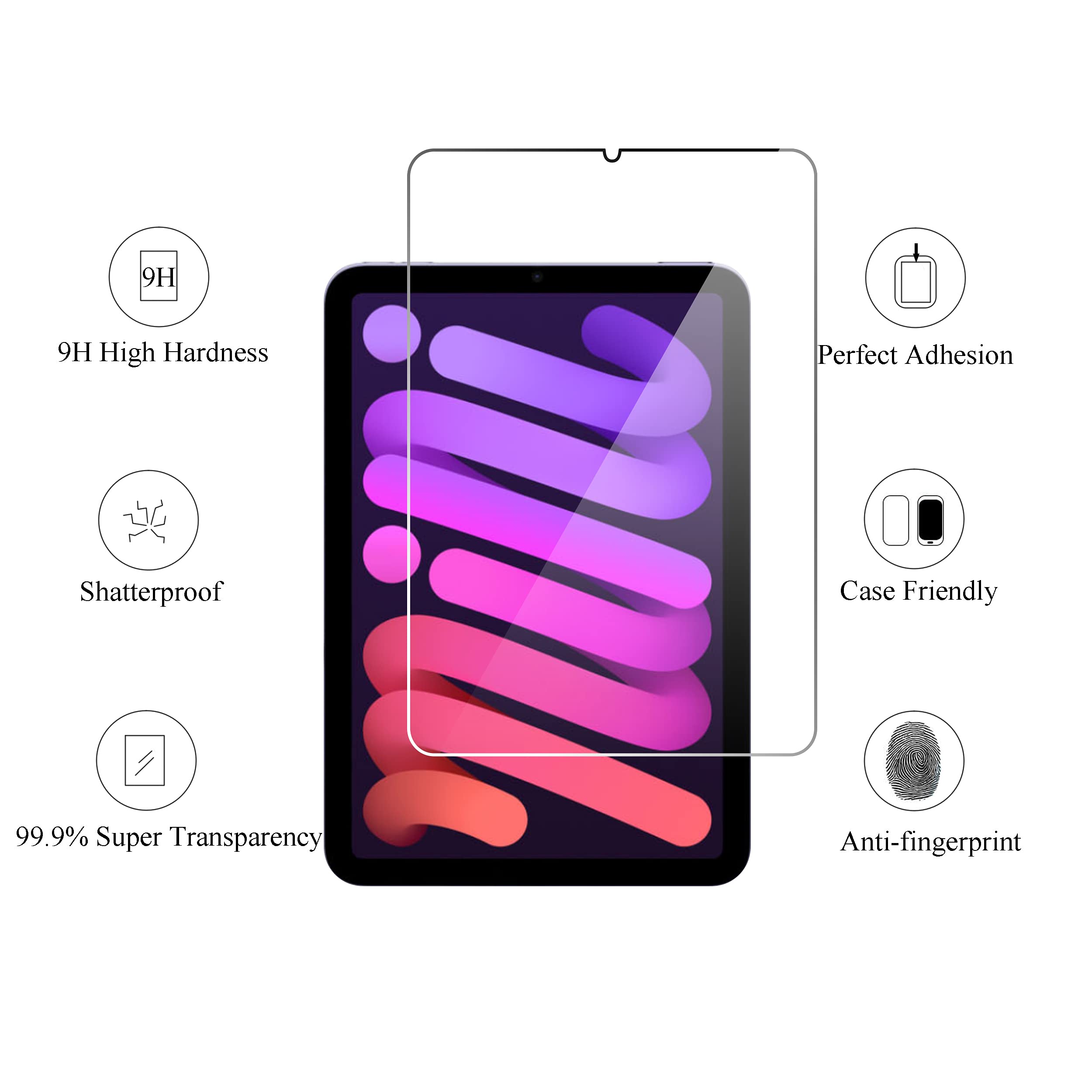 2PCS Tempered Glass Screen Pro - đánh giá và giá Temu Tablet Accessories