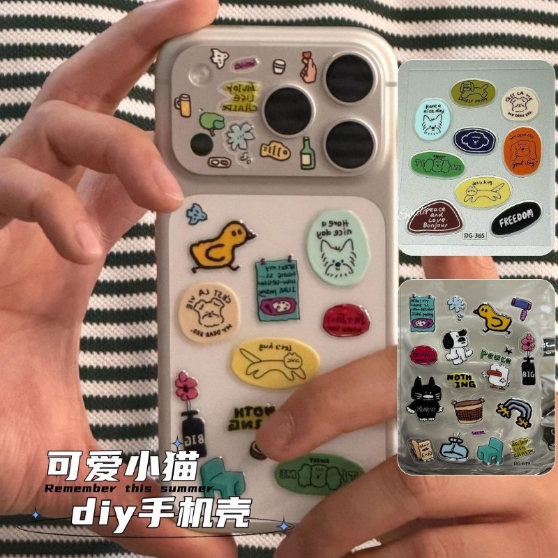 Cute Cartoon Cat Dog 3D Transp - đánh giá và giá Tablet Accessories