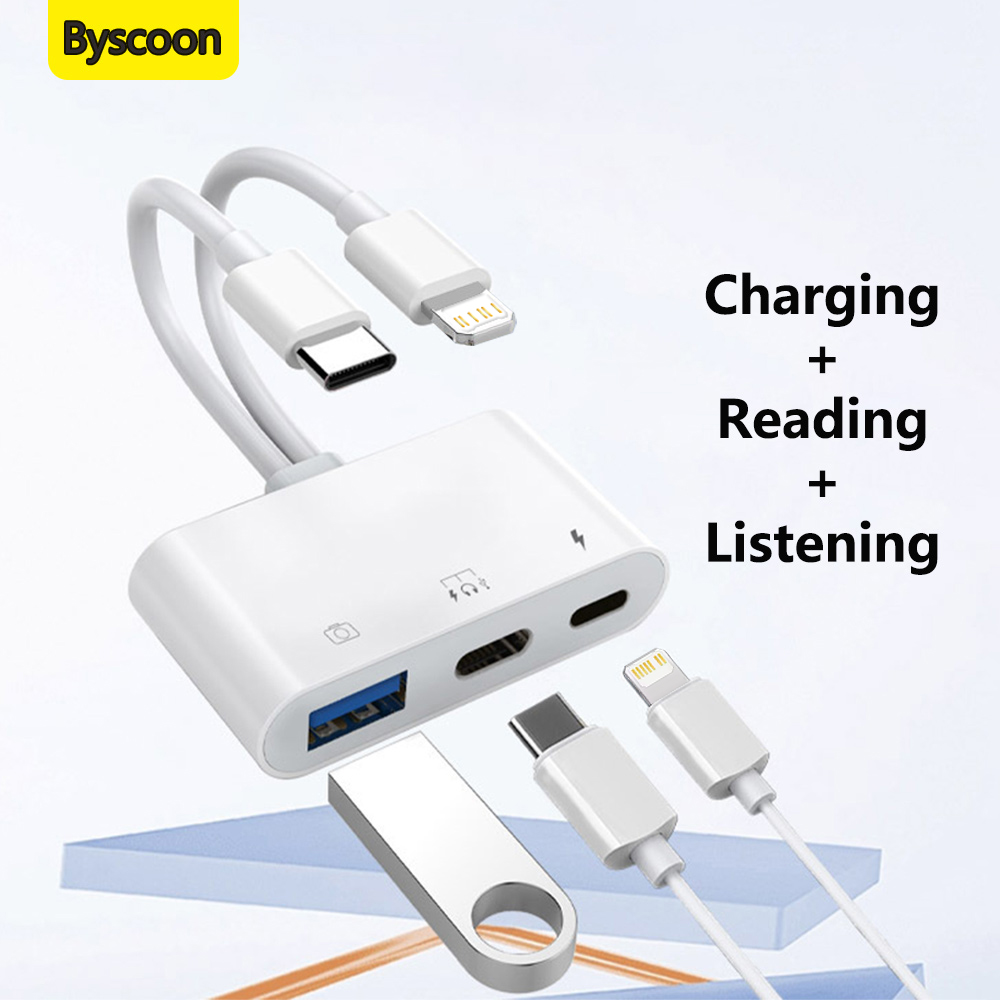 2 in 1 Lightning Type C to USB - đánh giá và giá Wired Earphone Lightning